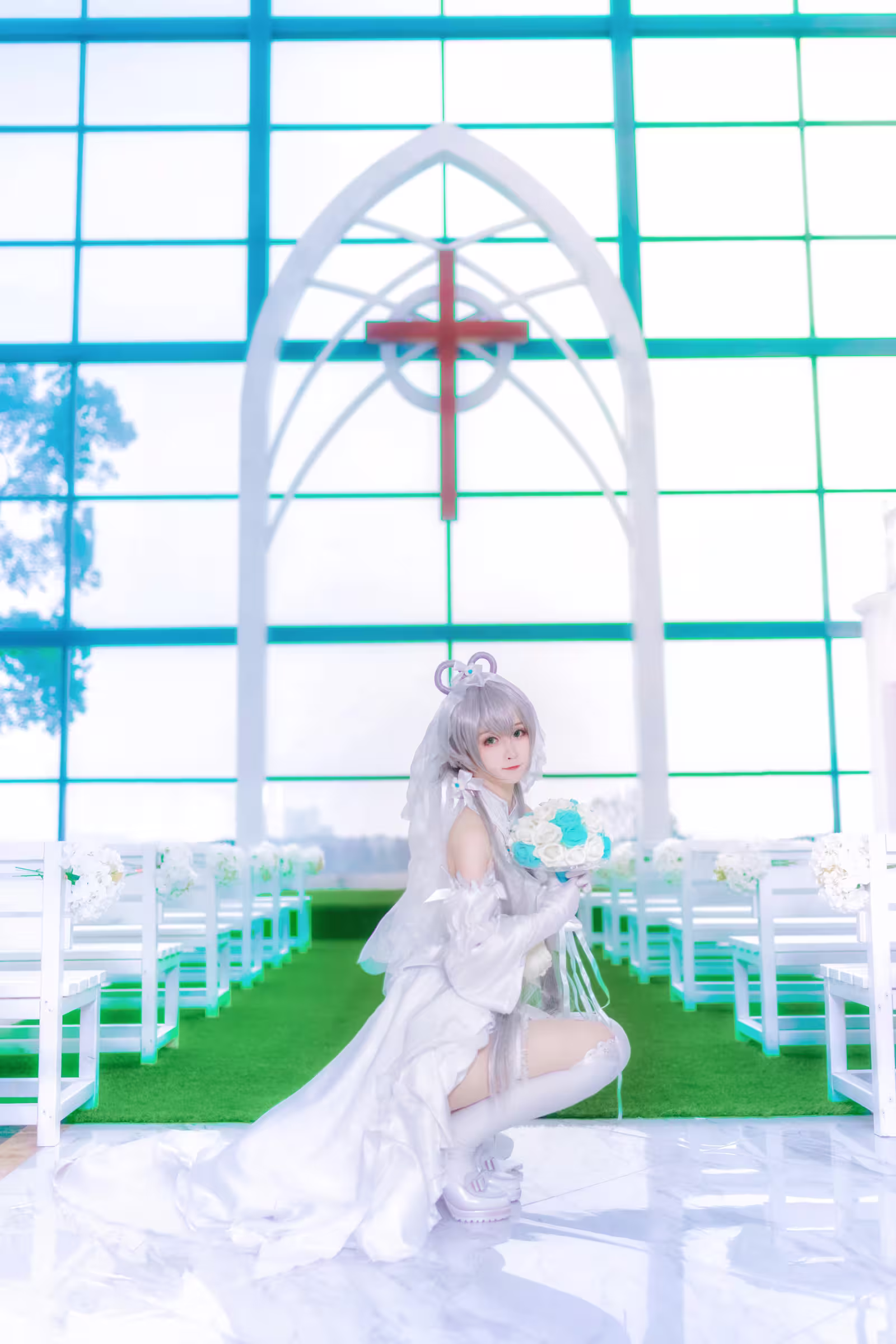 yui金鱼 预览图 5 - 洛天依婚纱 [8P]