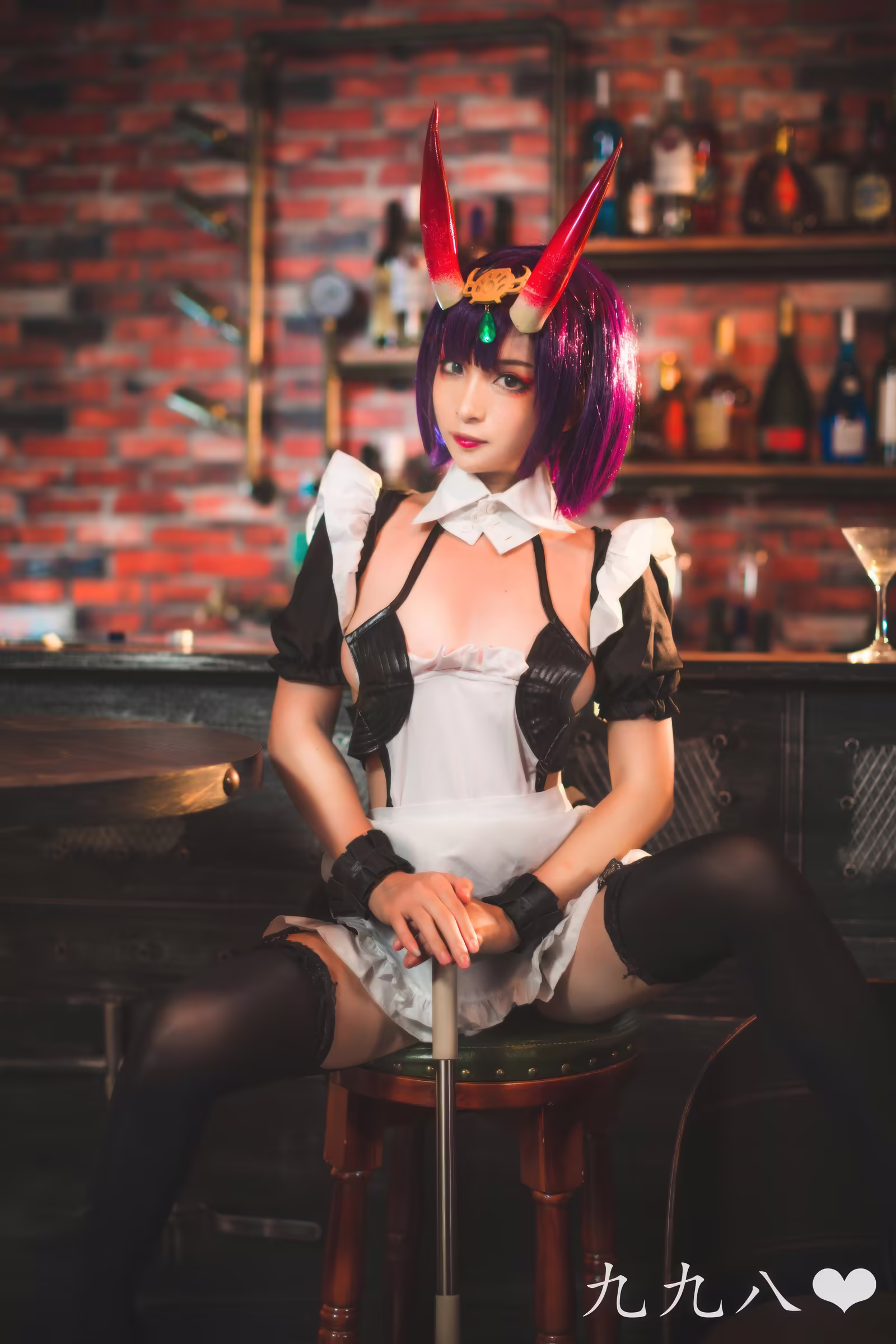 九九八吖 预览图 4 - FGO 酒吞童子女仆 [70P]