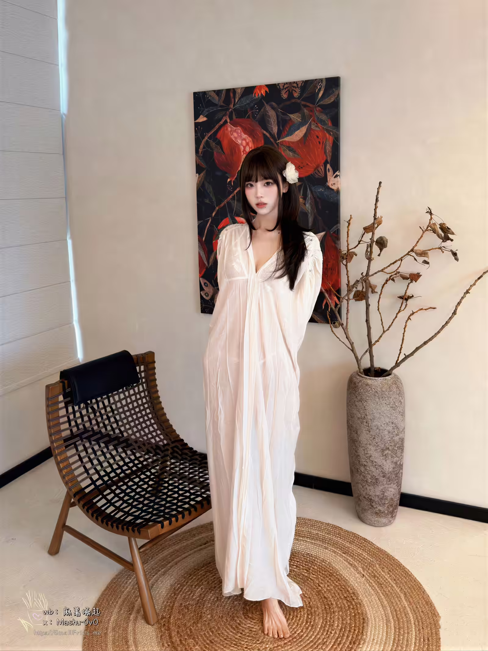 麻薯好吃 预览图 2 - 水中月 中秋 [95P]
