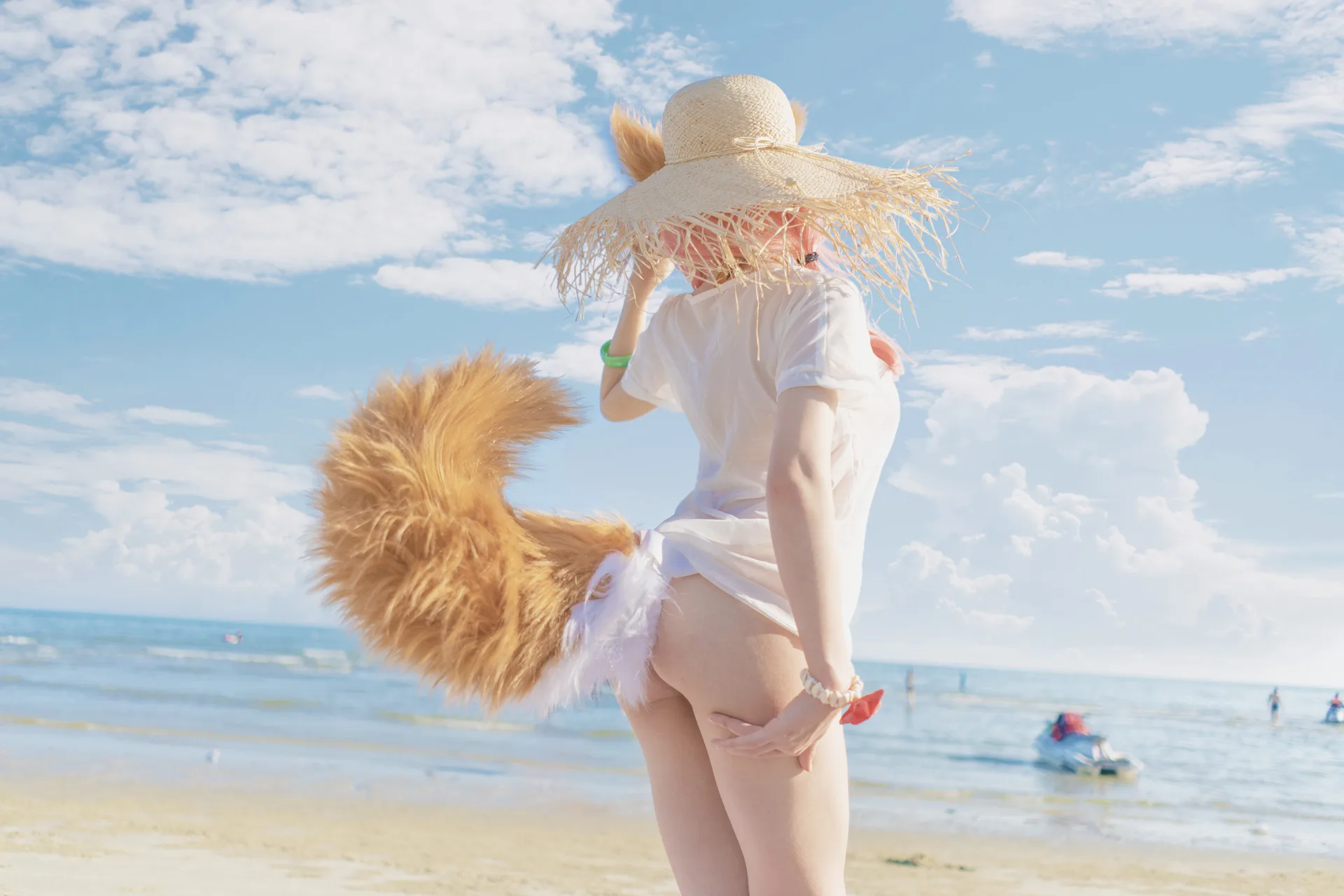 玉藻前海边泳装 [19P]