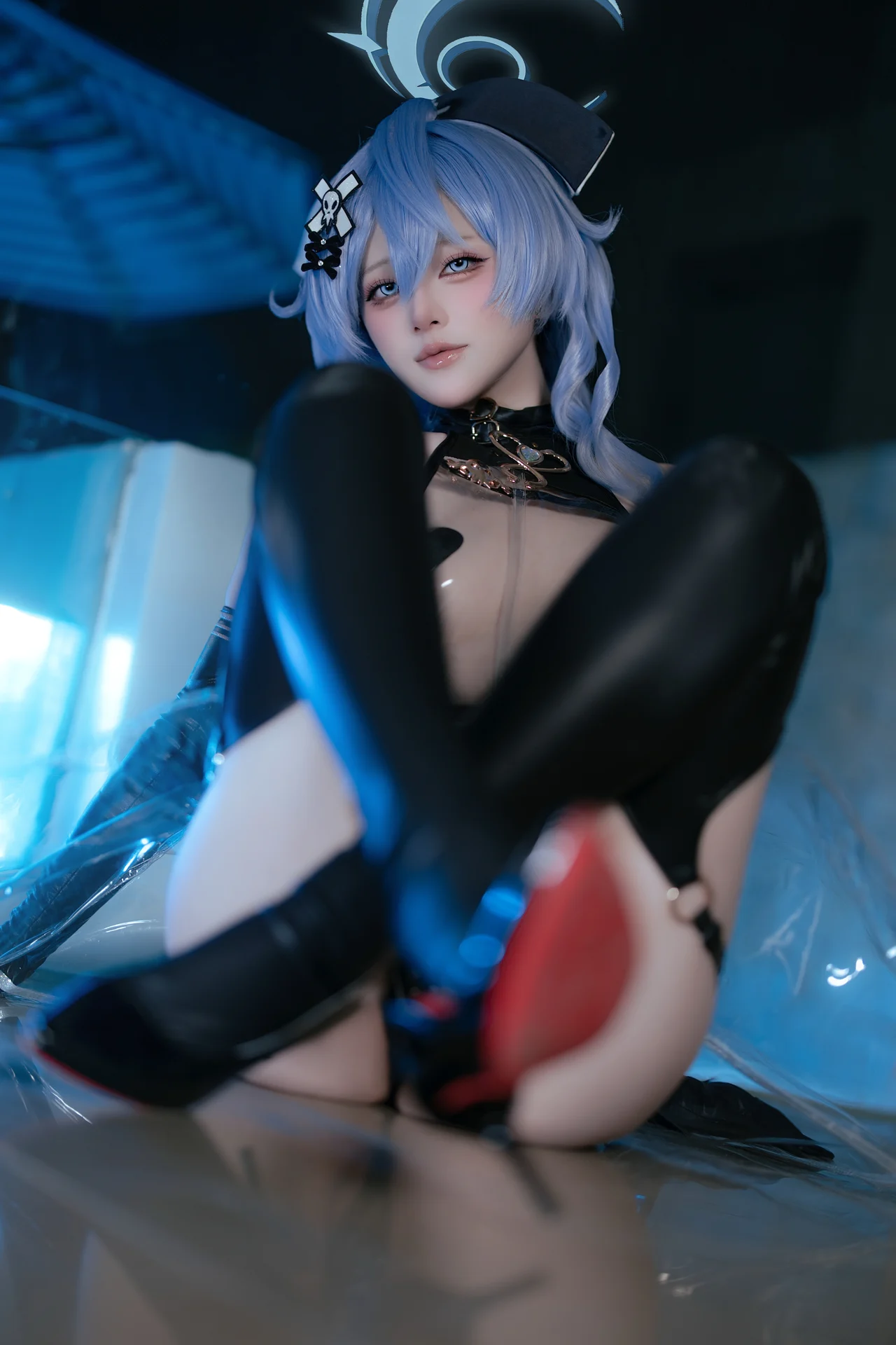 蔚蓝档案 亚子 同人透明护士 [31P]