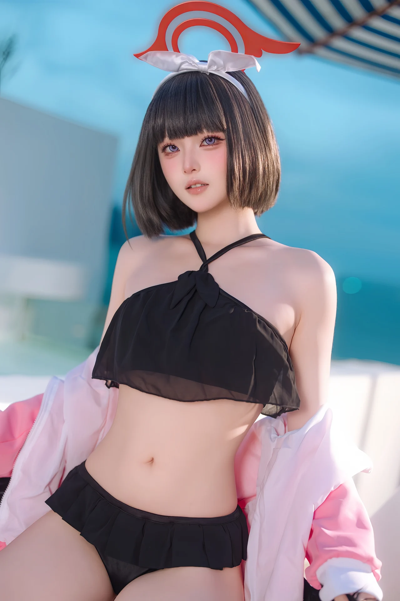 蔚蓝档案 真白泳装 [30P]