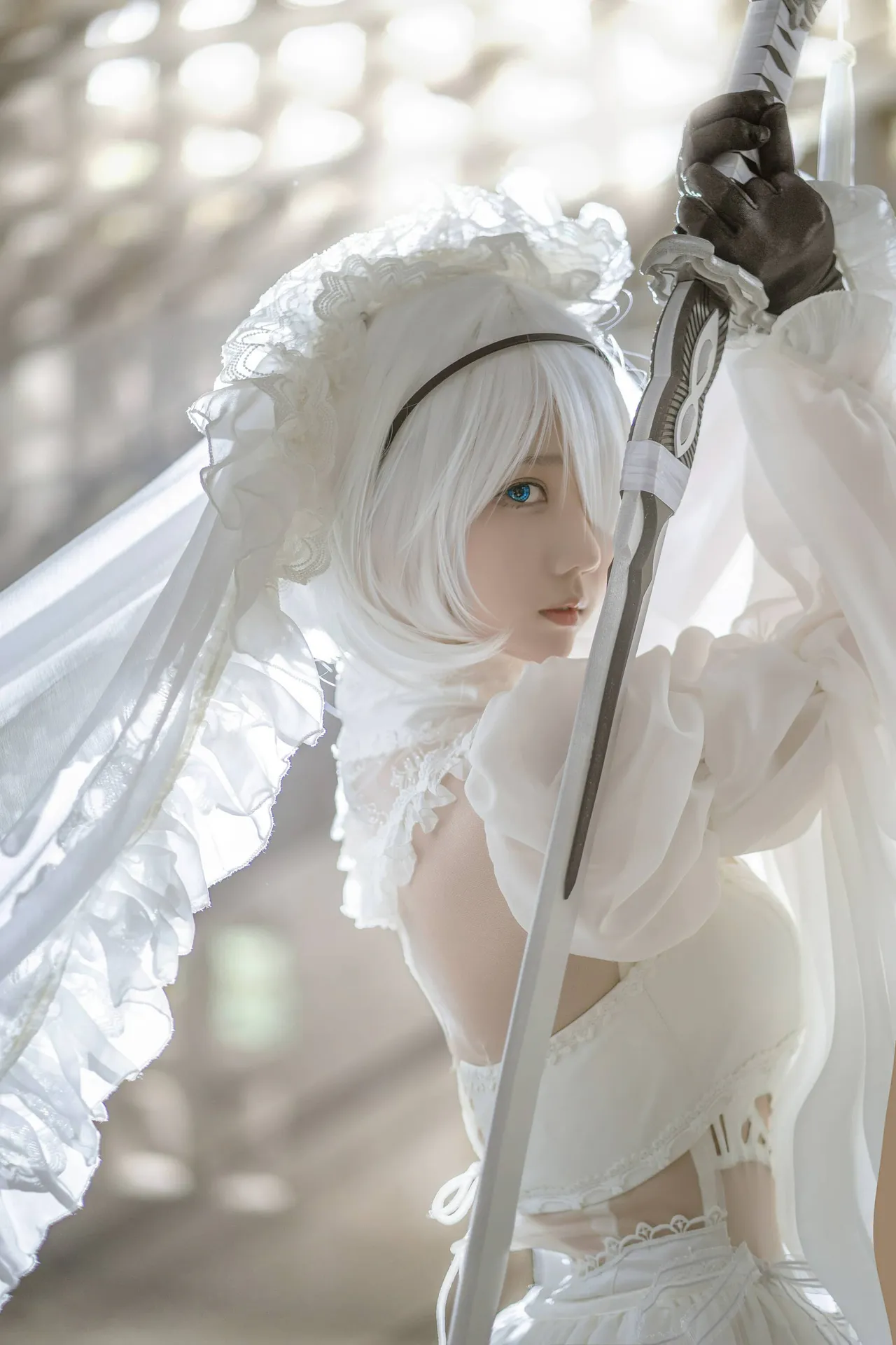 – 2B白色婚纱 [13P]